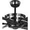 Progress Lighting Huff Collection Indoor/Outdoor 96" Six-Blade Black Ceiling Fan P250030-031 - alternate 2